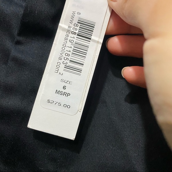 NWT Alice + Olivia Wide Leg Pants - Picture 8 of 9